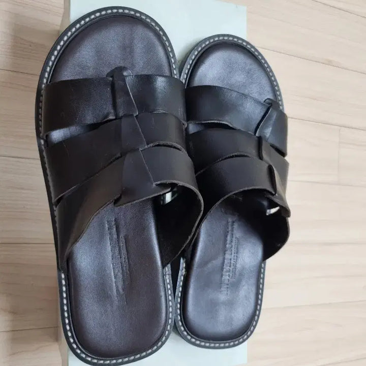 [SOLD OUT] 안티치 로마니 피셔맨 슬리퍼 아말피 다크 브라운 41