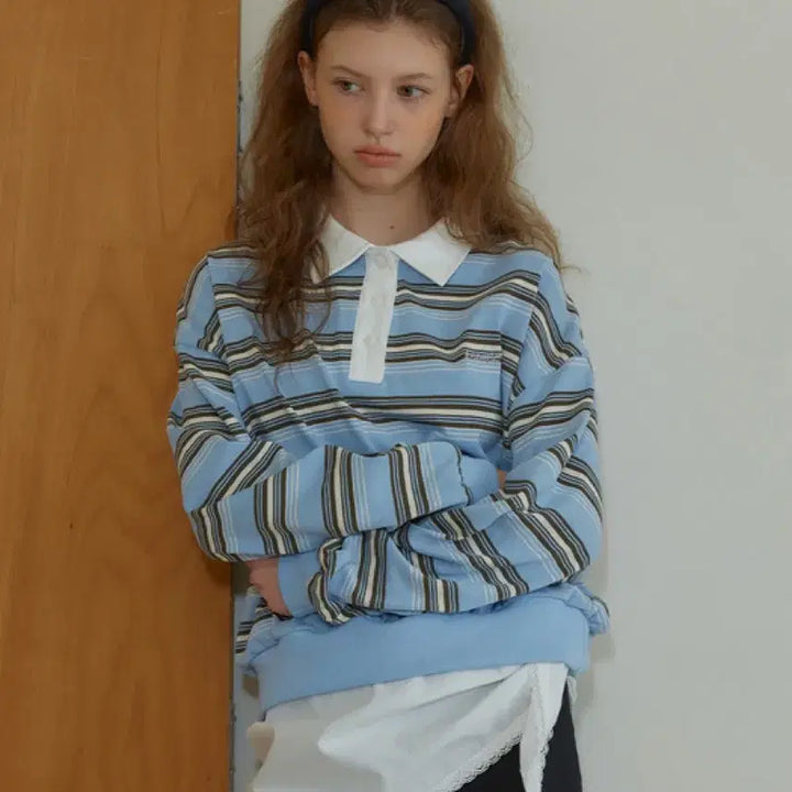 [BUNJANG] Anoetic Cotton Candy Sweatshirt Blue / 새상품) 아노에틱 코튼캔디 스웻셔츠 블루