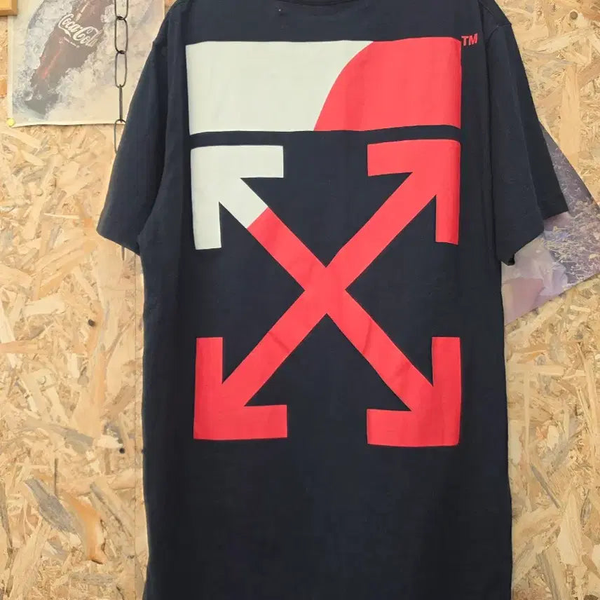 [BUNJANG] Off-White Black Logo T-Shirt XL / 오늘만 할인 )오프화이트 블랙 로고 반팔 티셔츠 XL