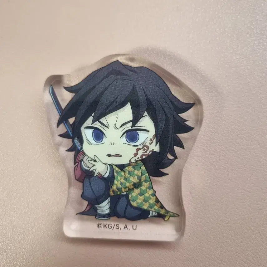 [BUNJANG] Demon Slayer Giyu Acrylic Block / (가격고정/단순전시품) 귀멸의 칼날 무한성 코롯토 아크릴 블럭 기유