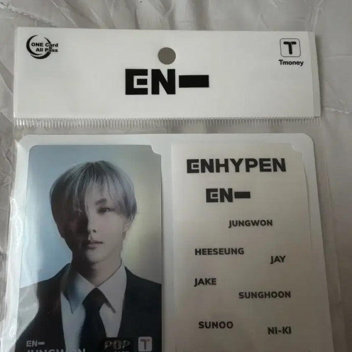 [BUNJANG] ENHYPEN Jungwon T-money Transportation Card / 엔하이픈 정원 티머니