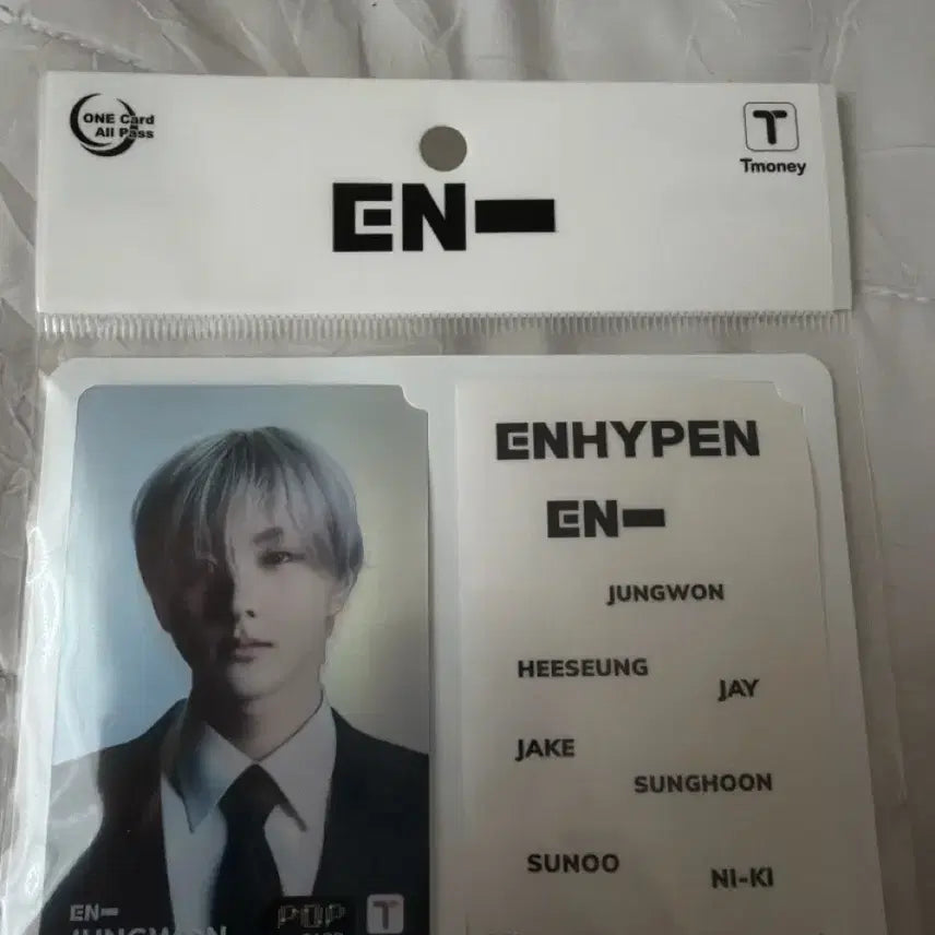 [BUNJANG] ENHYPEN Jungwon T-money Transportation Card / 엔하이픈 정원 티머니