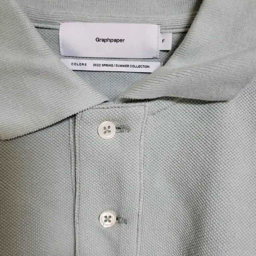 [BUNJANG] Graphpaper 22SS Pique Shirt / 그라프페이퍼 Graphpaper 22SS 피케 셔츠 F 사이즈
