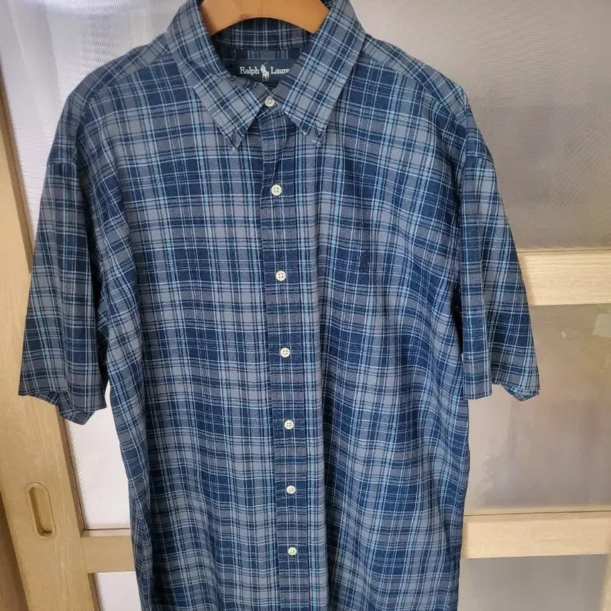 [BUNJANG] Ralph Lauren Check Short Sleeve Shirt / 랄프로렌