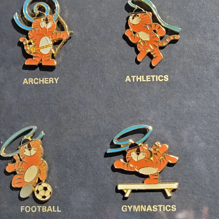 [BUNJANG] 1988 Seoul Olympics Hodori Mascot Badge Set / 88 서울 올림픽 호돌이 뱃지 세트