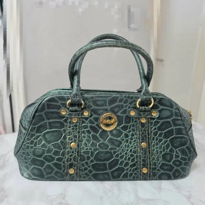 [BUNJANG] Crocodile Leather Shoulder Bag / 크로커다일소가죽 가방