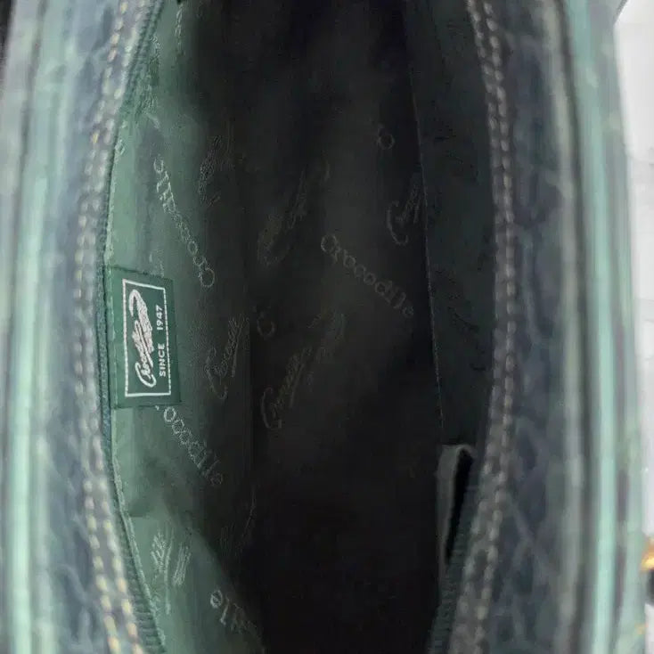 [BUNJANG] Crocodile Leather Shoulder Bag / 크로커다일소가죽 가방