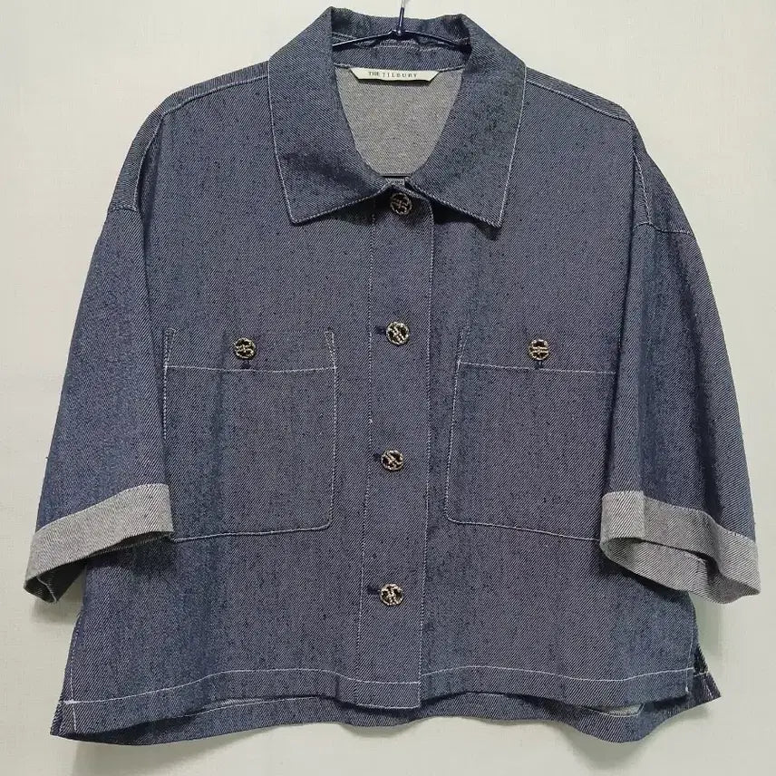 [SOLD OUT] 더틸버리 데님 반팔 셔츠 자켓