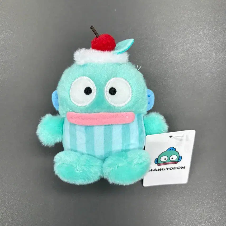 [BUNJANG] Sanrio Hangyodon Plush Keychain Mint / (미사용 12cm) 산리오 한교동 인형 키링 민트색