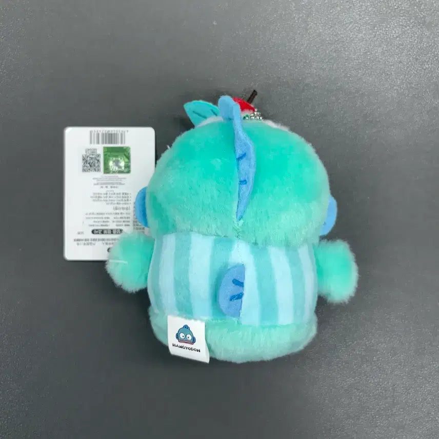 [BUNJANG] Sanrio Hangyodon Plush Keychain Mint / (미사용 12cm) 산리오 한교동 인형 키링 민트색