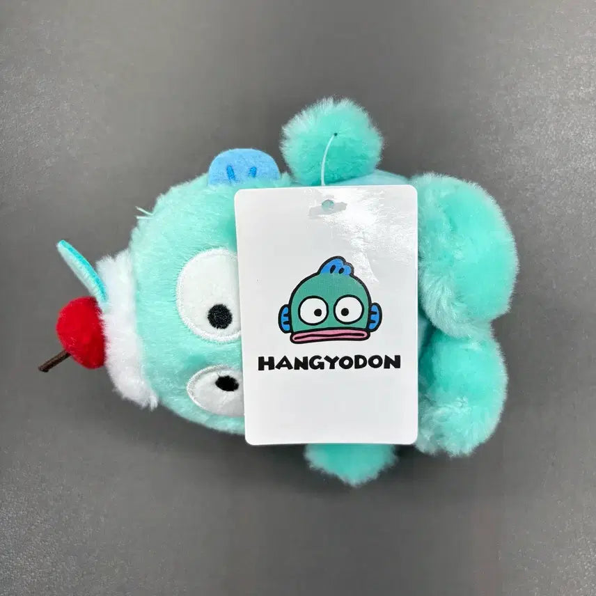 [BUNJANG] Sanrio Hangyodon Plush Keychain Mint / (미사용 12cm) 산리오 한교동 인형 키링 민트색