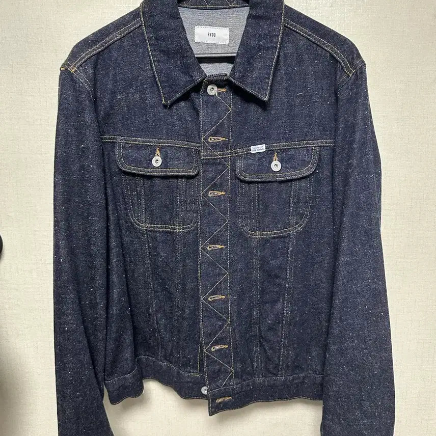 [BUNJANG] Ryoo NEFF Selvedge Trucker Jacket (Large) / ryoo Neff selvedge trucker JK 라지 시이즈
