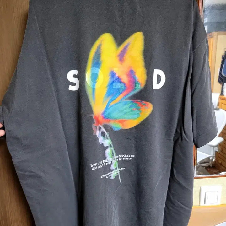 [SOLD OUT] 솔리드옴므 나비 반팔 티셔츠 52사이즈