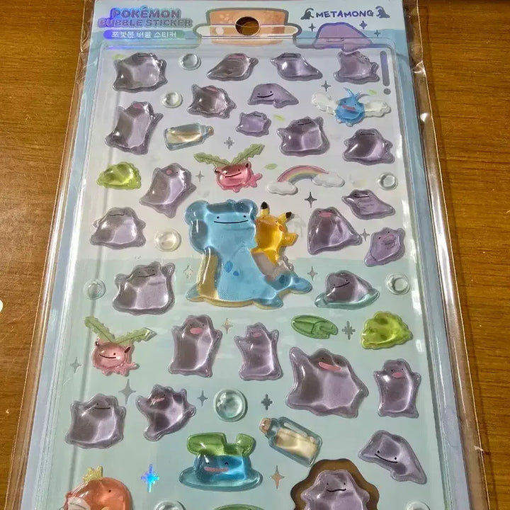 [BUNJANG] Ditto Bubble Sticker Limited Edition (Jamsil Pop-Up) / 메타몽 버블 스티커 잠실 팝업 미개봉 급쳐
