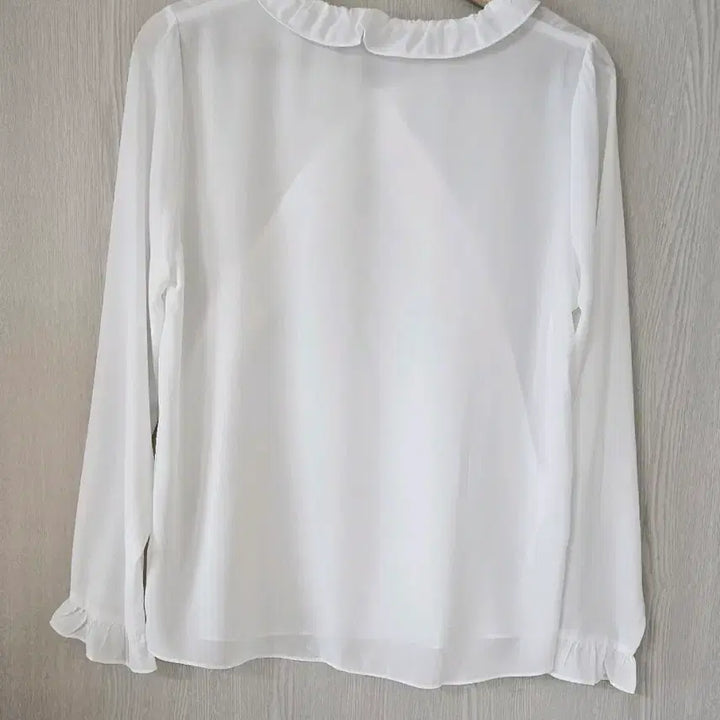 [BUNJANG] Miere Frill White Blouse / 프릴화이트블라우스 새상품