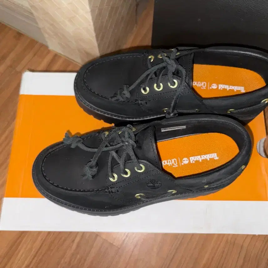 [BUNJANG] Timberland Stone Street Boat Shoes - Black / [240] 팀버랜드 스톤 스트리트 보트슈즈