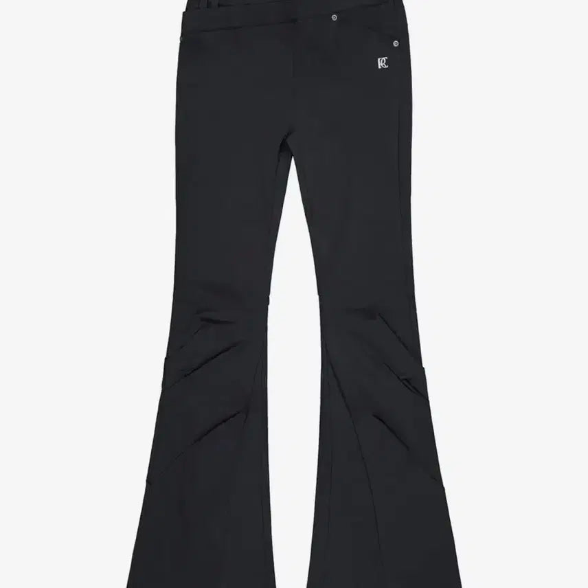 [BUNJANG] Rock Cake Asymmetry Waist Flare Pants / 락케이크 rockcake 애심메트리 웨이스트 플레어 팬츠