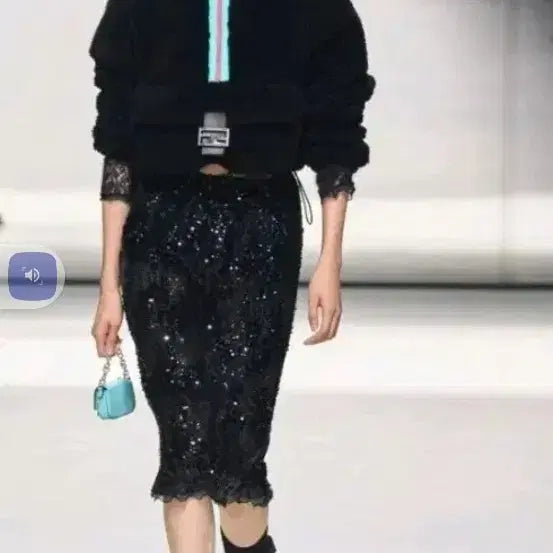 [BUNJANG] Fendi Tiffany Collaboration Teddy Bear Short Zip-Up Jacket / (초리미티드에디션)펜디 티파니 콜라보 테디베어집업 44-66