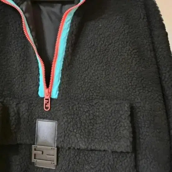 [BUNJANG] Fendi Tiffany Collaboration Teddy Bear Short Zip-Up Jacket / (초리미티드에디션)펜디 티파니 콜라보 테디베어집업 44-66