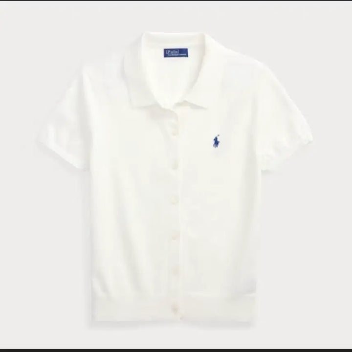 [BUNJANG] Polo Ralph Lauren Short Sleeve Cardigan Ivory / 폴로 랄프로렌 반팔 가디건 아이보리