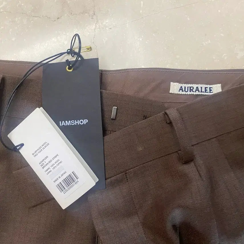[BUNJANG] Auralee 25FW Bluefaced Wool Slacks / 오라리 25FW 블루페이스 울 슬랙스 ( 3 )