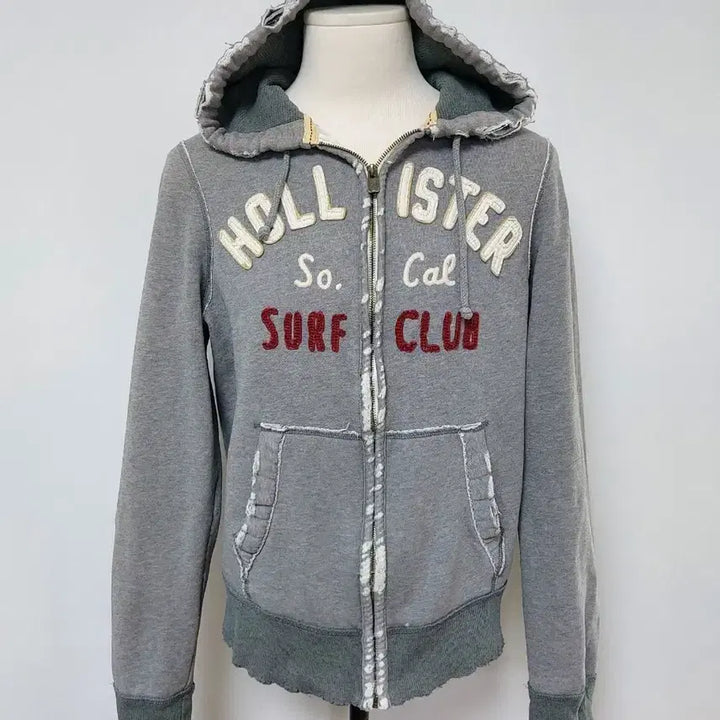 [SOLD OUT] 홀리스터 y2k 그레이 후드집업(L)