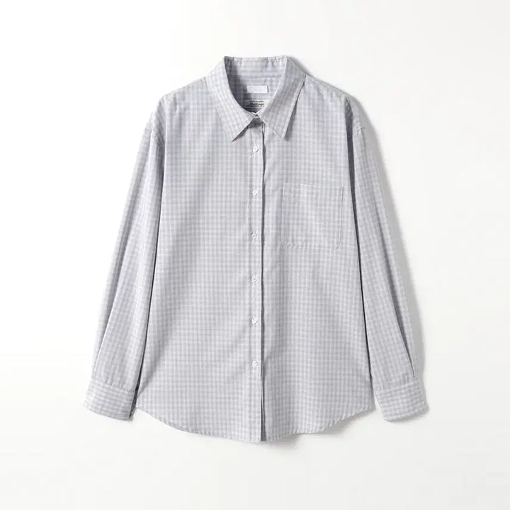 [BUNJANG] Lebane Breeze Check Shirt (Ueyama Fabric) / 르베인 - 브리즈 체크 셔츠 (fabric by Ueyama)