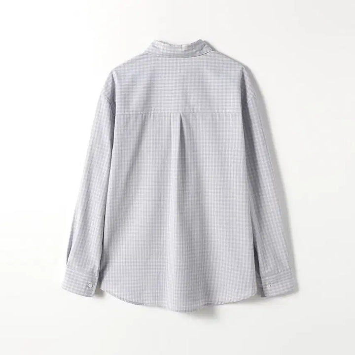 [BUNJANG] Lebane Breeze Check Shirt (Ueyama Fabric) / 르베인 - 브리즈 체크 셔츠 (fabric by Ueyama)