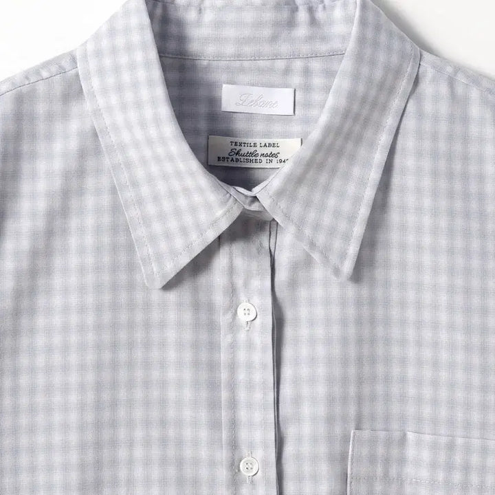 [BUNJANG] Lebane Breeze Check Shirt (Ueyama Fabric) / 르베인 - 브리즈 체크 셔츠 (fabric by Ueyama)