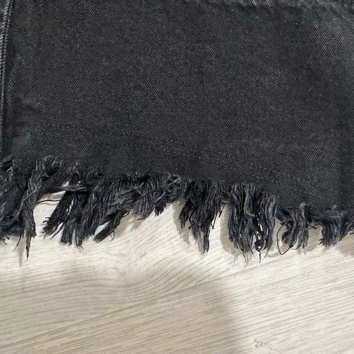[BUNJANG] The Ilma Black Denim Vest / 더일마 블랙 데님 조끼 청베스트