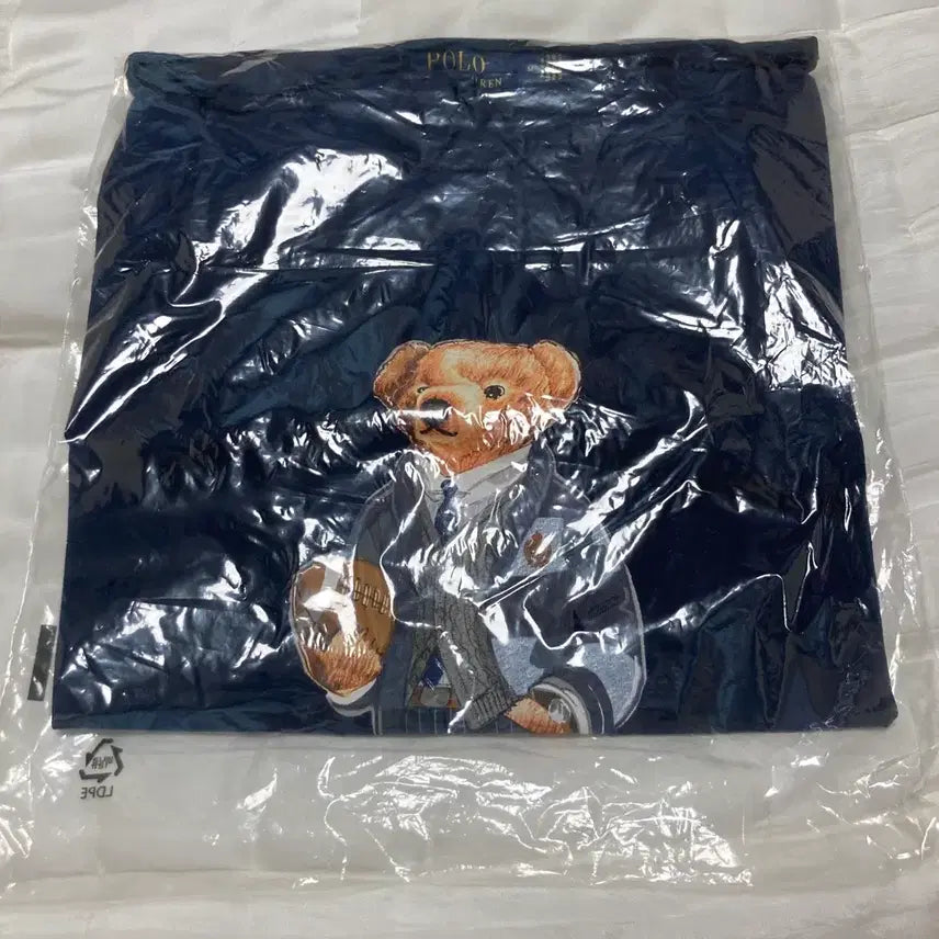 [BUNJANG] Polo Ralph Lauren Bear Navy T-shirt / 폴로 랄프로렌 베어 반팔티 네이비 M