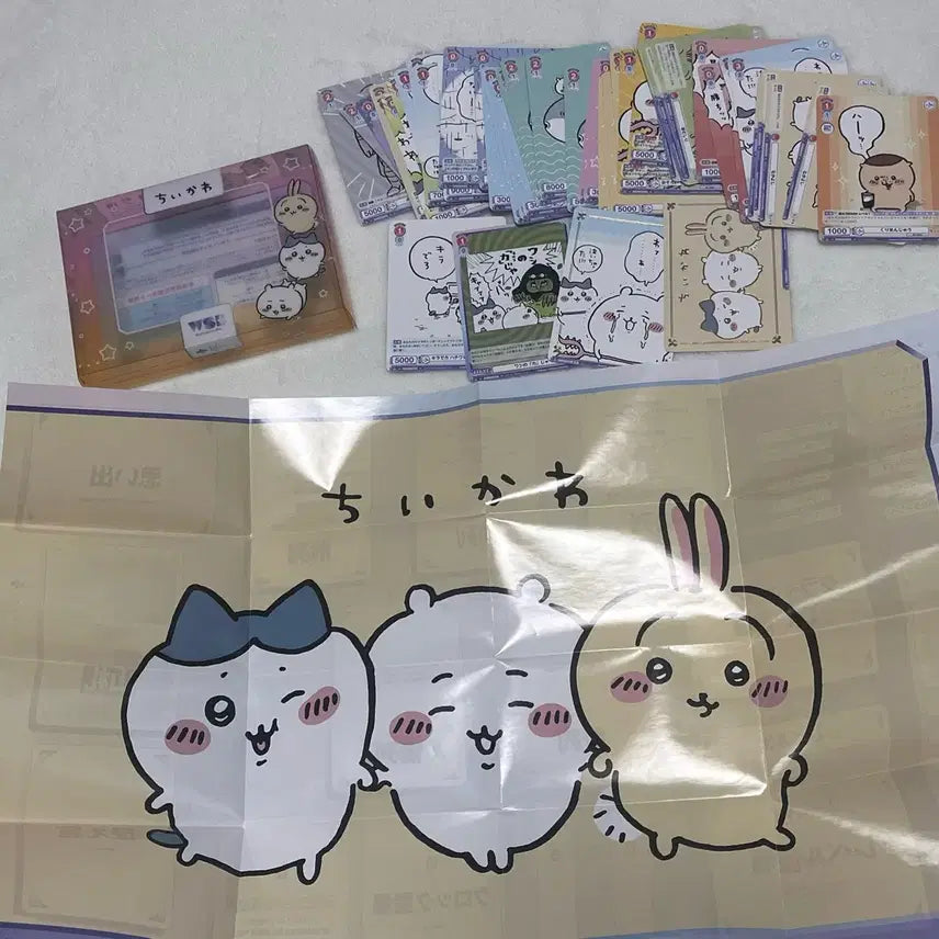 [BUNJANG] Chiikawa Weiss Schwarz Pack Set / 치이카와 카드 슈발츠 팩 세트