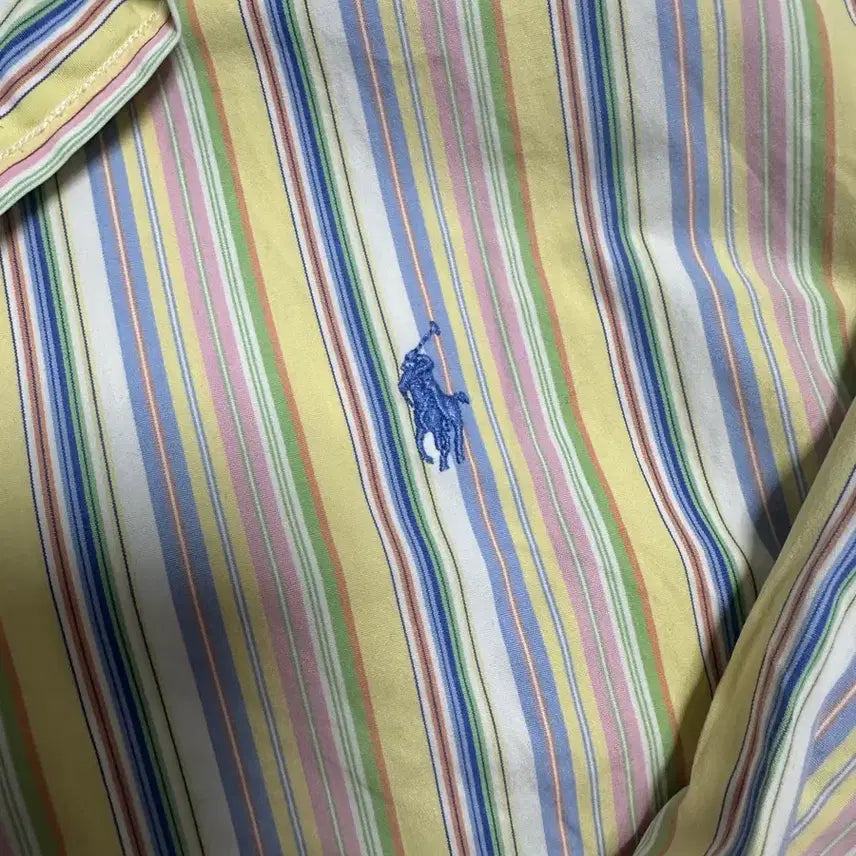 [BUNJANG] Polo Ralph Lauren Custom Fit Stripe Shirt L / 폴로 랄프로렌 커스텀핏 스트라이프 셔츠 L