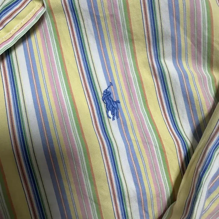 [BUNJANG] Polo Ralph Lauren Custom Fit Stripe Shirt L / 폴로 랄프로렌 커스텀핏 스트라이프 셔츠 L