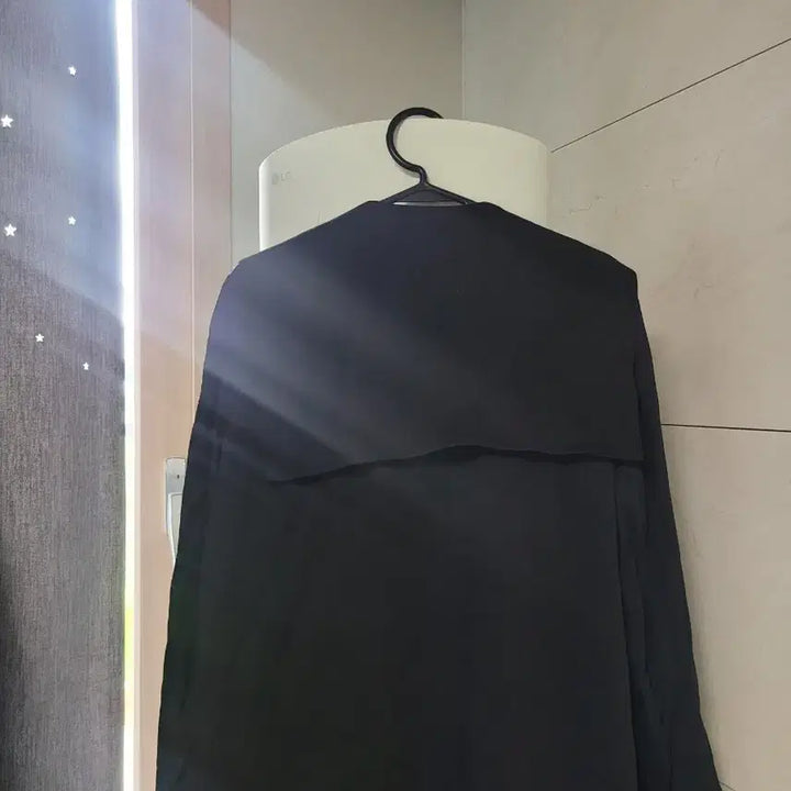 [BUNJANG] Lucky Chouette Black Double Jacket Oversized Fit / 럭키슈에뜨 봄가을 블랙 더블 자켓 오버핏