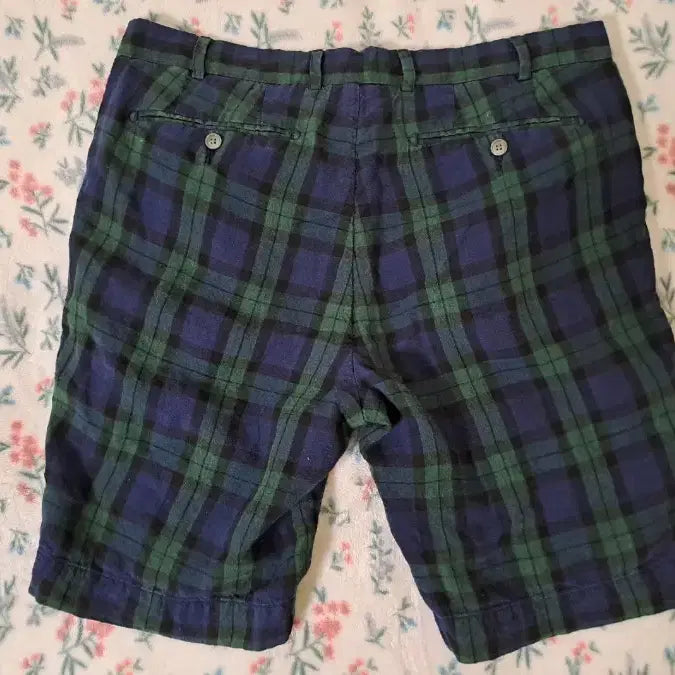 [SOLD OUT] 폴로 랄프 로렌 블랙와치 린넨 슬림핏 쇼츠