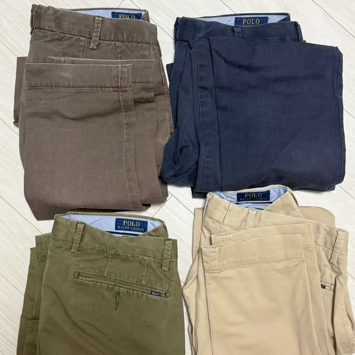 [BUNJANG] Polo Ralph Lauren Chino Pants Size 30 (4 Pairs) / 30사이즈 4벌 폴로정품 치노팬츠