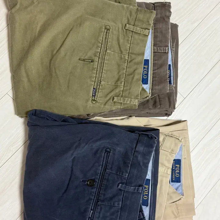 [BUNJANG] Polo Ralph Lauren Chino Pants Size 30 (4 Pairs) / 30사이즈 4벌 폴로정품 치노팬츠