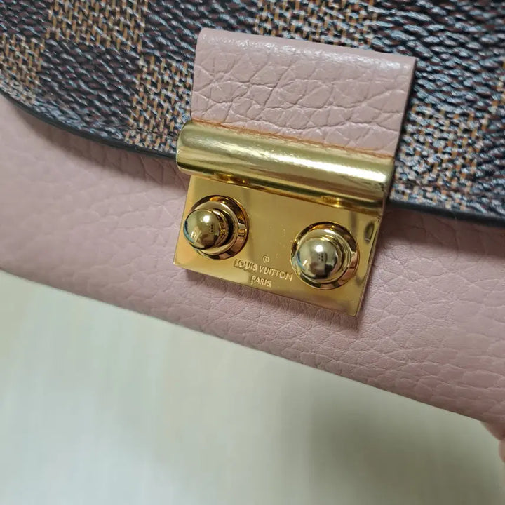 [BUNJANG] Louis Vuitton Damier Ebene Pink Bifold Wallet / [100%/정품] 루이비통 다미에 에벤 핑크 반지갑