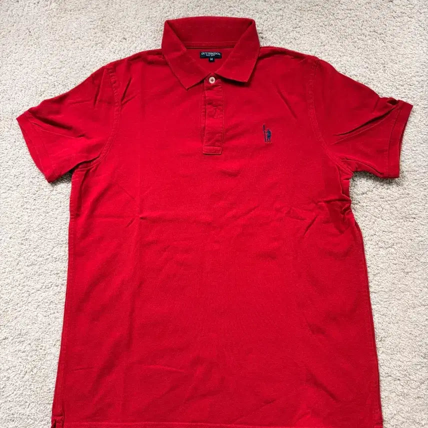 [BUNJANG] Gutteridge Red Polo Shirt M / Gutteridge 거터리지 레드 폴로 셔츠 M