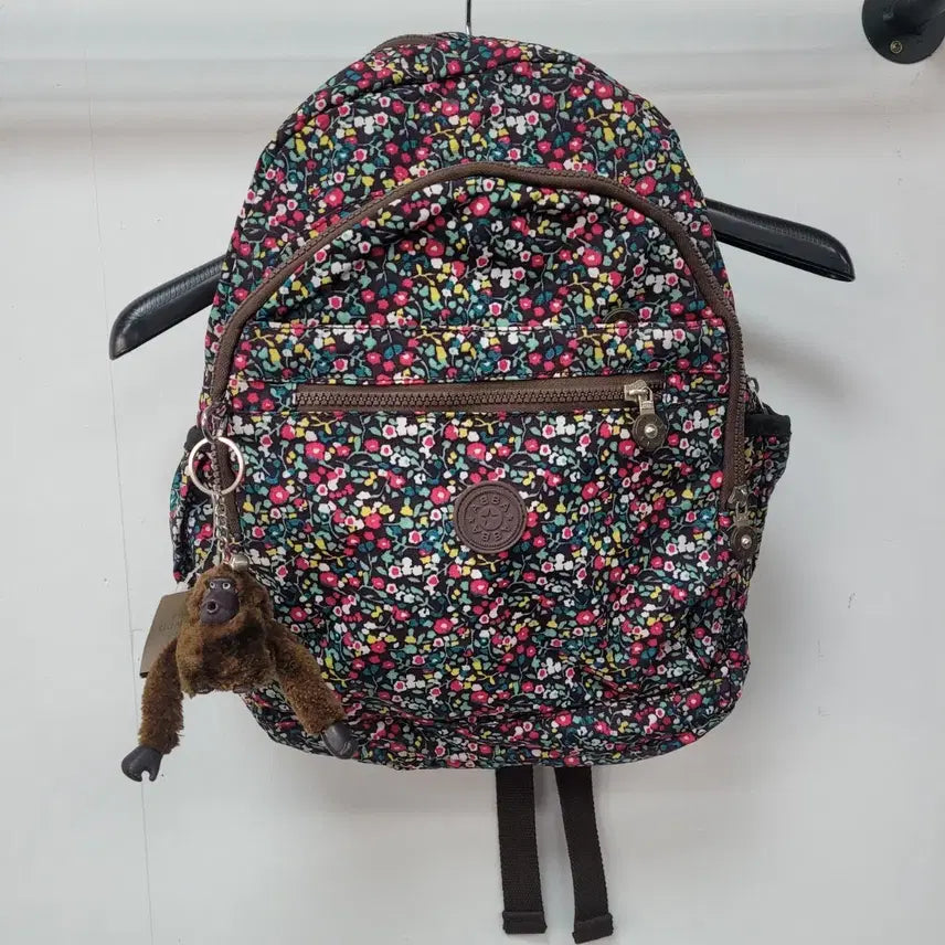 [BUNJANG] Kipling Flower Backpack / 플라워 백팩