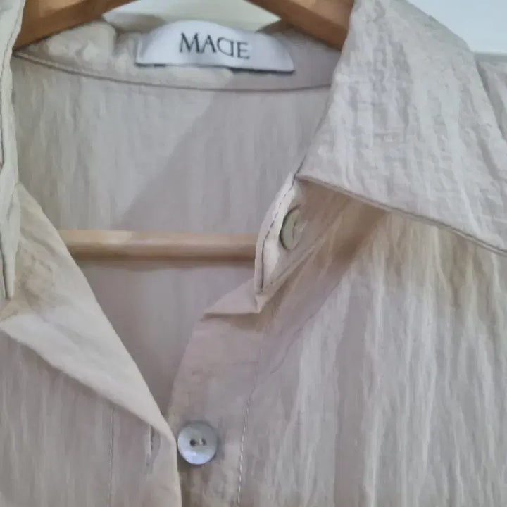 [BUNJANG] Premium Summer Crinkle Shirt / 여름 시원한 고급스러운 바스락 남방셔츠. 가슴단면53