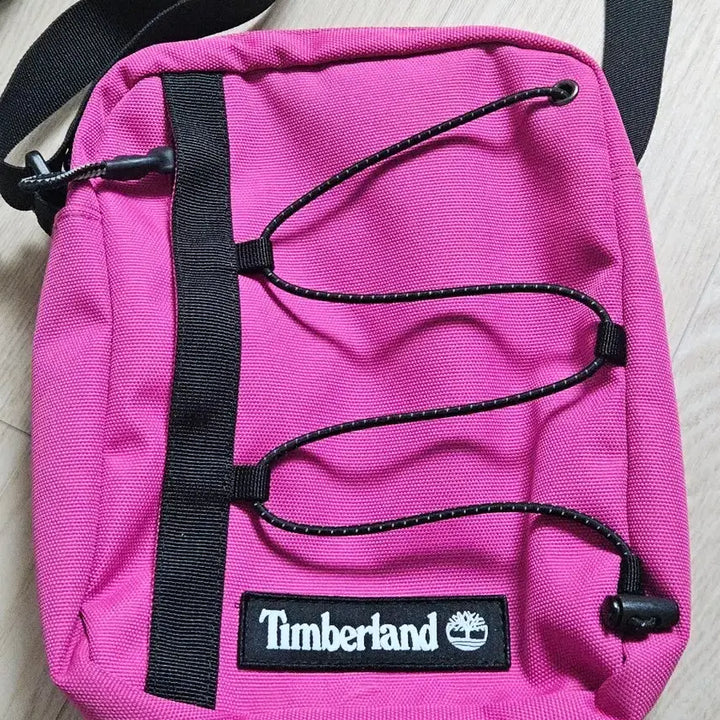 [BUNJANG] Timberland Body Bag Crossbody Pink / 팀버랜드 바디백 크로스백 핑크