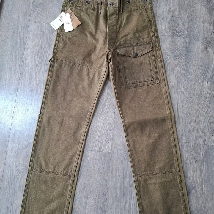[BUNJANG] RRL Double RL Straight Fit Canvas Utility Work Pants / 33/34 RRL 더블알엘 스트레이트핏 캔버스 유틸리티 워크 팬츠
