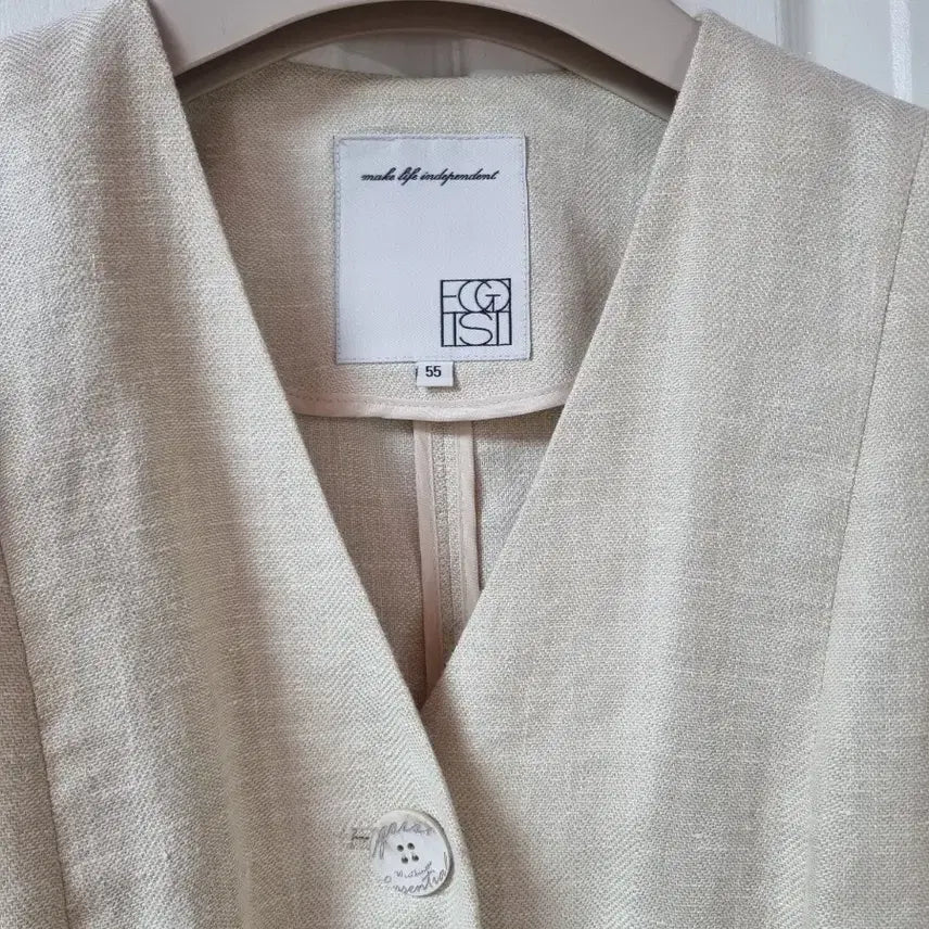 [BUNJANG] Egoist Linen Short Sleeve Jacket / 에고이스트 린넨 반팔자켓