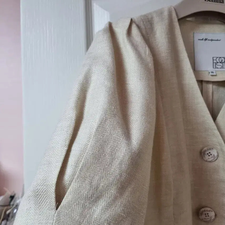 [BUNJANG] Egoist Linen Short Sleeve Jacket / 에고이스트 린넨 반팔자켓