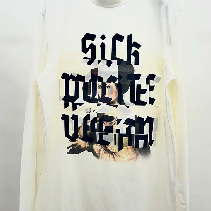[BUNJANG] System Homme Graphic Mock Neck Long Sleeve T-Shirt / 시스템옴므 원포인트 긴팔티셔츠