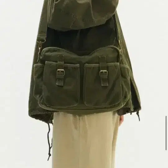 [BUNJANG] Paren Mail Bag Olive / 퍼렌 메일백  올리브