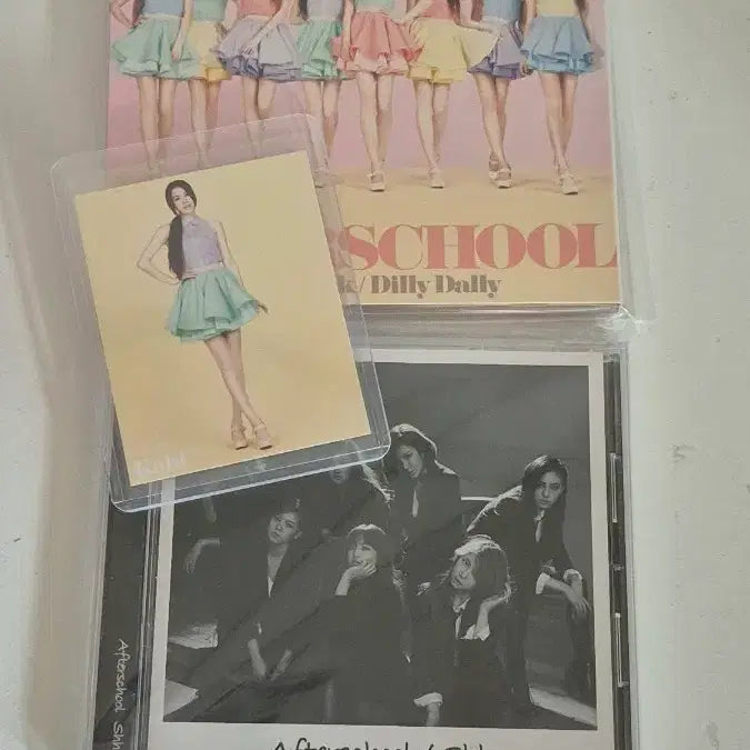 [BUNJANG] After School Kahi Shh, Dilly Dally Japanese Album Bundle Set / 애프터스쿨 Shh, 딜리달리 일본앨범 가회 포토카드 일괄