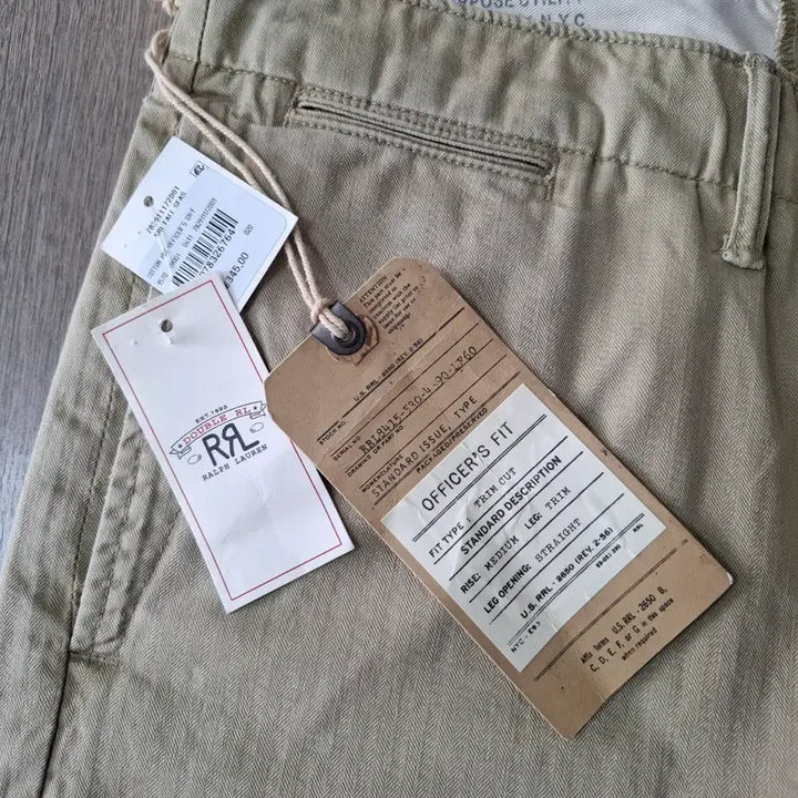 [BUNJANG] RRL Officer Fit Herringbone Distressed Chino Pants / 33/32 더블알엘 오피서핏 헤링본 디스트레스트 치노 페인팅